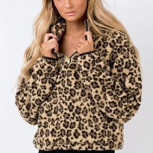 Princess Polly Leda Leopard Jacket size M